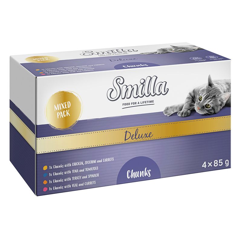 Probierpaket Smilla Deluxe Mousse & Häppchen 4 x 85 g | bitiba %