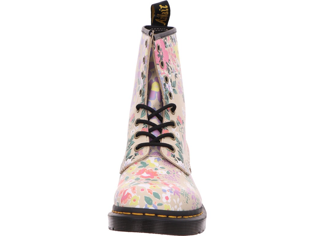 DR. MARTENS Stiefeletten beige Schnürstiefel Boots Damen Beige-Bunt 146
