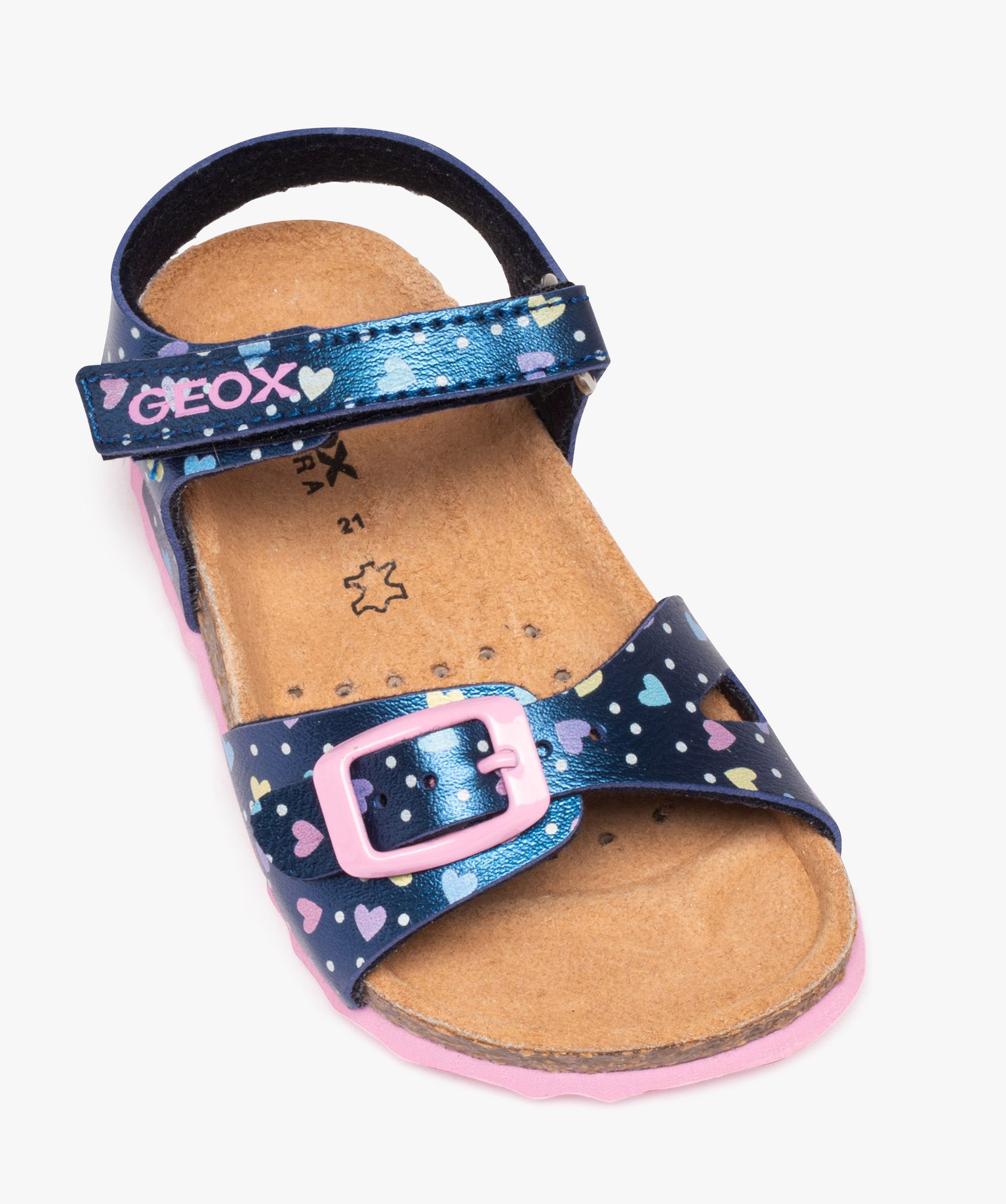 Sandales bébé fille à brides irisées avec motifs - Geox marine | GEMO