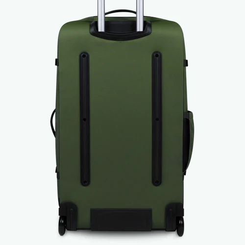Soft-sided 2-wheel suitcase, large Coromandel leather, khaki
