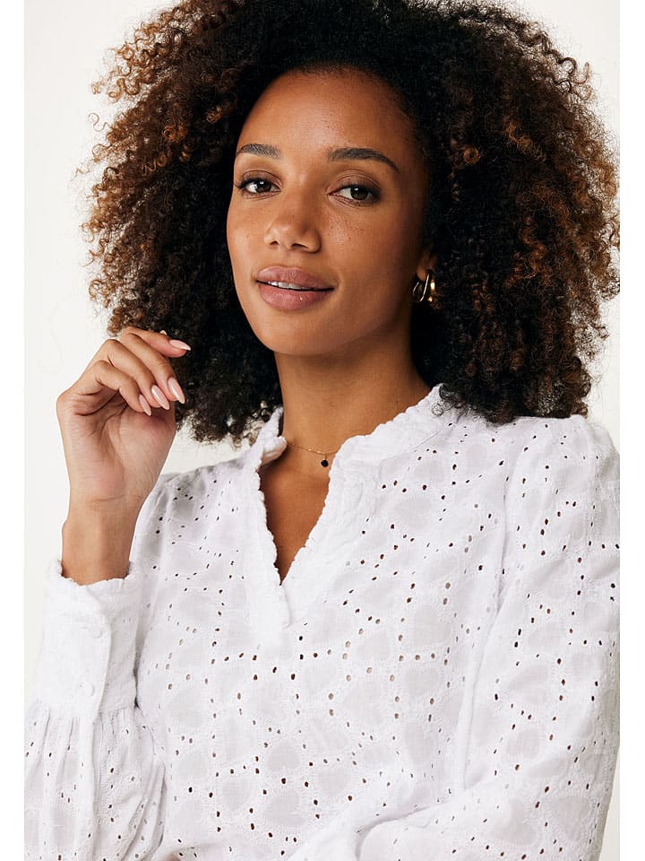 Mexx Bluse in Weiß günstig kaufen