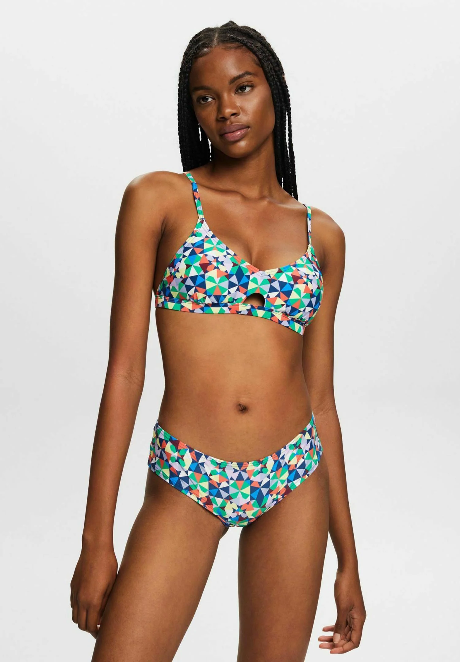 Esprit WATTIERTESMIT ALLOVER-MUSTER - Top de bikini