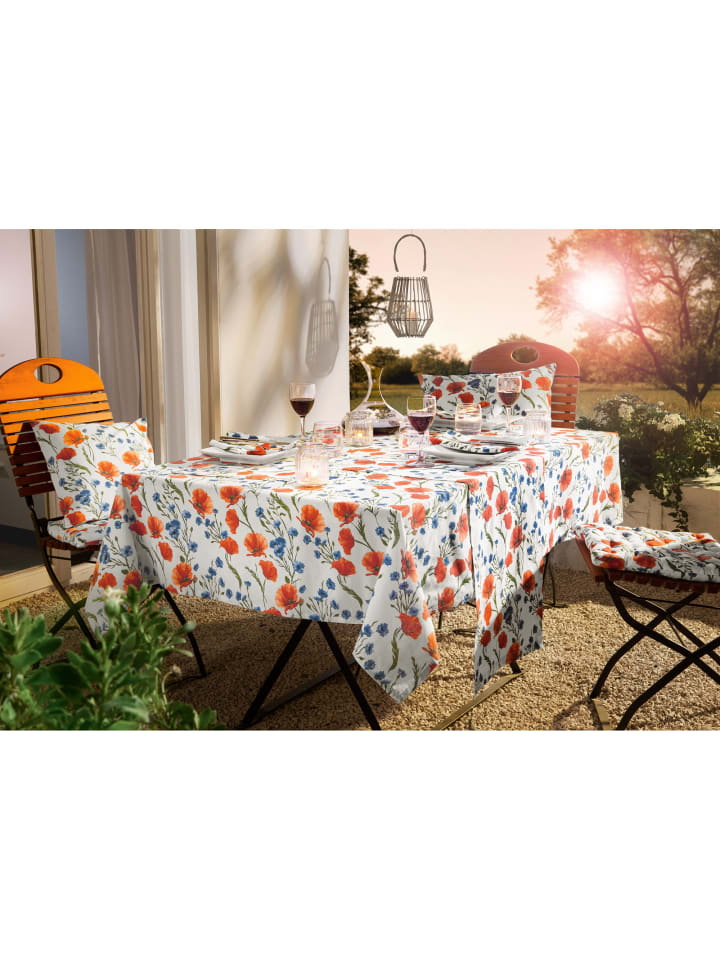 REDBEST Tischdecke in Mohnblume günstig kaufen