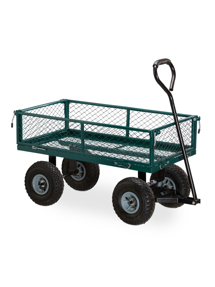 relaxdays Handwagen in Grün günstig kaufen onesize