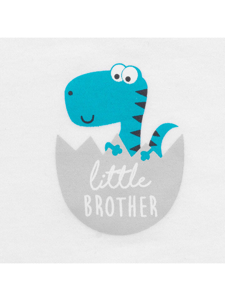 Schlummersack Bio Baby-Body Slogan kurzarm in Silber günstig kaufen