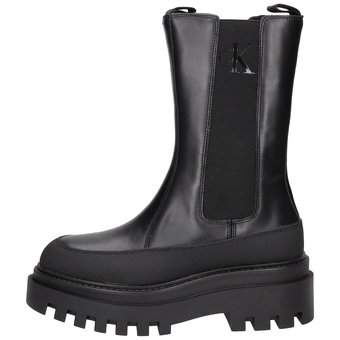 Calvin Klein Flatform CHelsea Boot LTH in schwarz