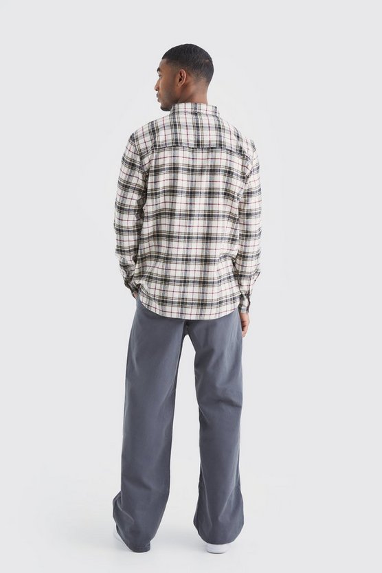 Tall Chino-Hose mit weitem Bein