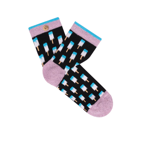 Lison & Maxime pink socks