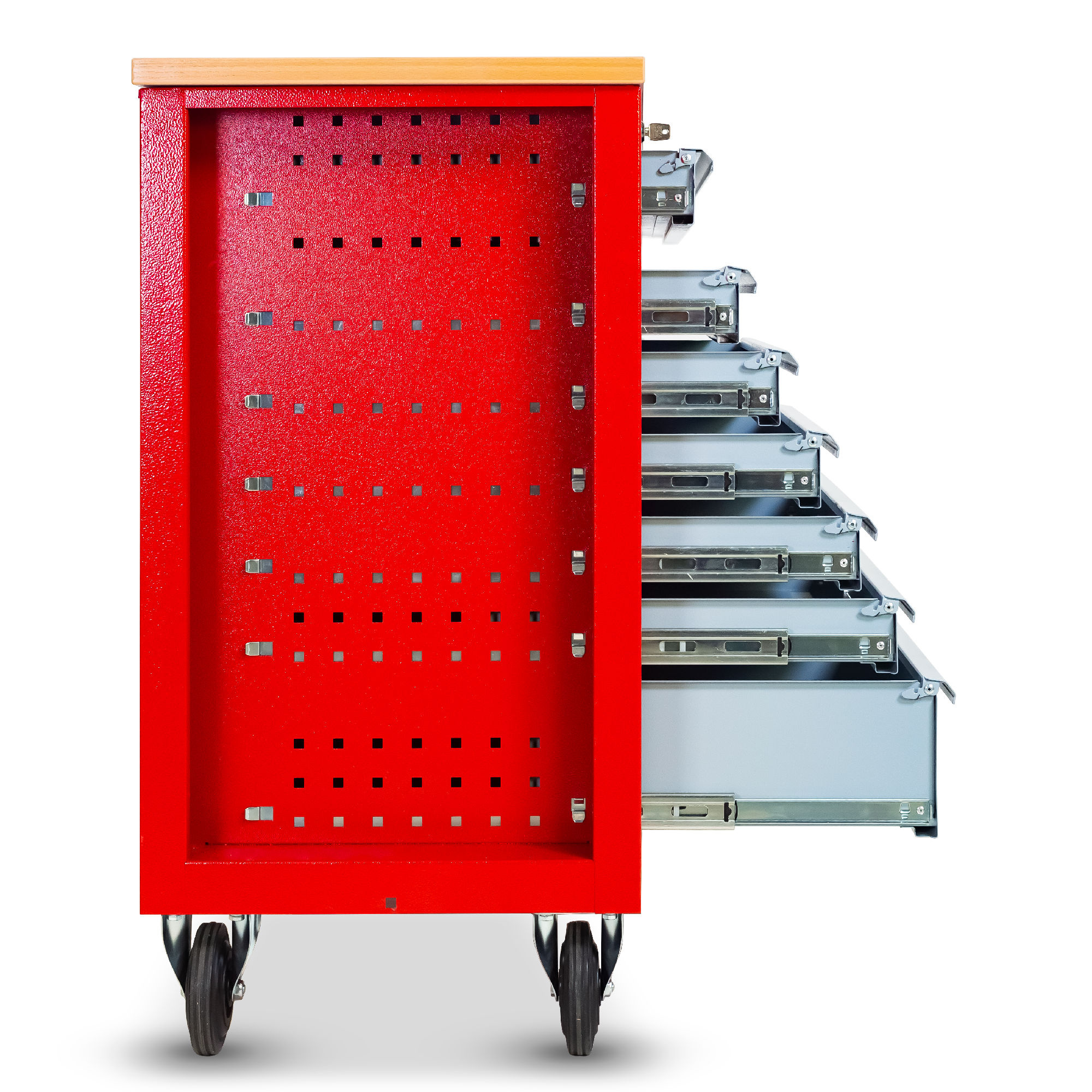 Metal Works 855006761 MWE211K1 Fylt verktøyvogn med skap STARTER 212 deler