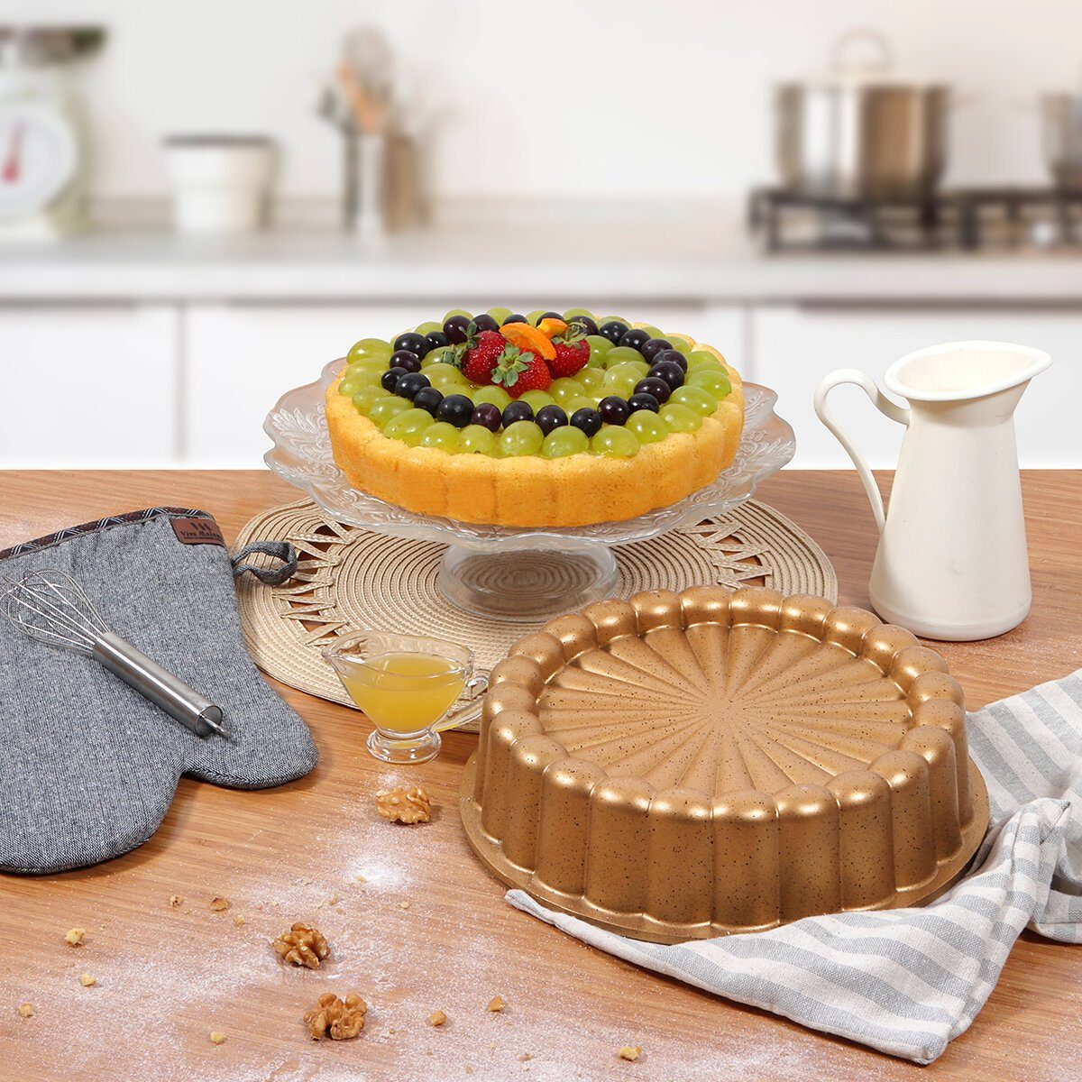 SERENK Backform Serenk Fun Cooking Tarteform Quicheform 28 cm