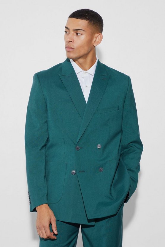 Zweireihiger lockerer Blazer