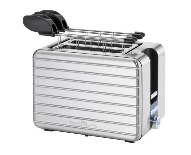 PROFICOOK Toaster Schwarz, Edelstahl Edelstahl 1050 W PC-TAZ 1110
