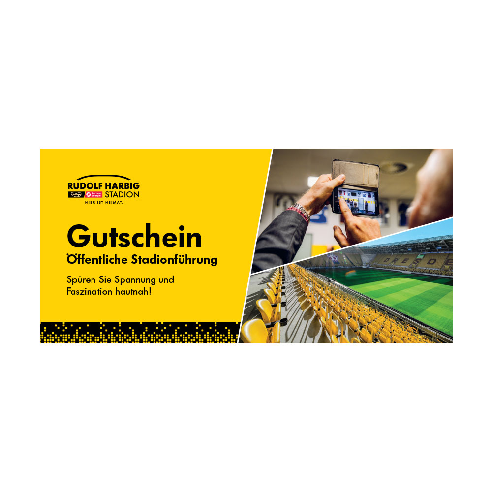 GUTSCHEIN FAMILIEN-TICKET Öffentliche Stadionführung
