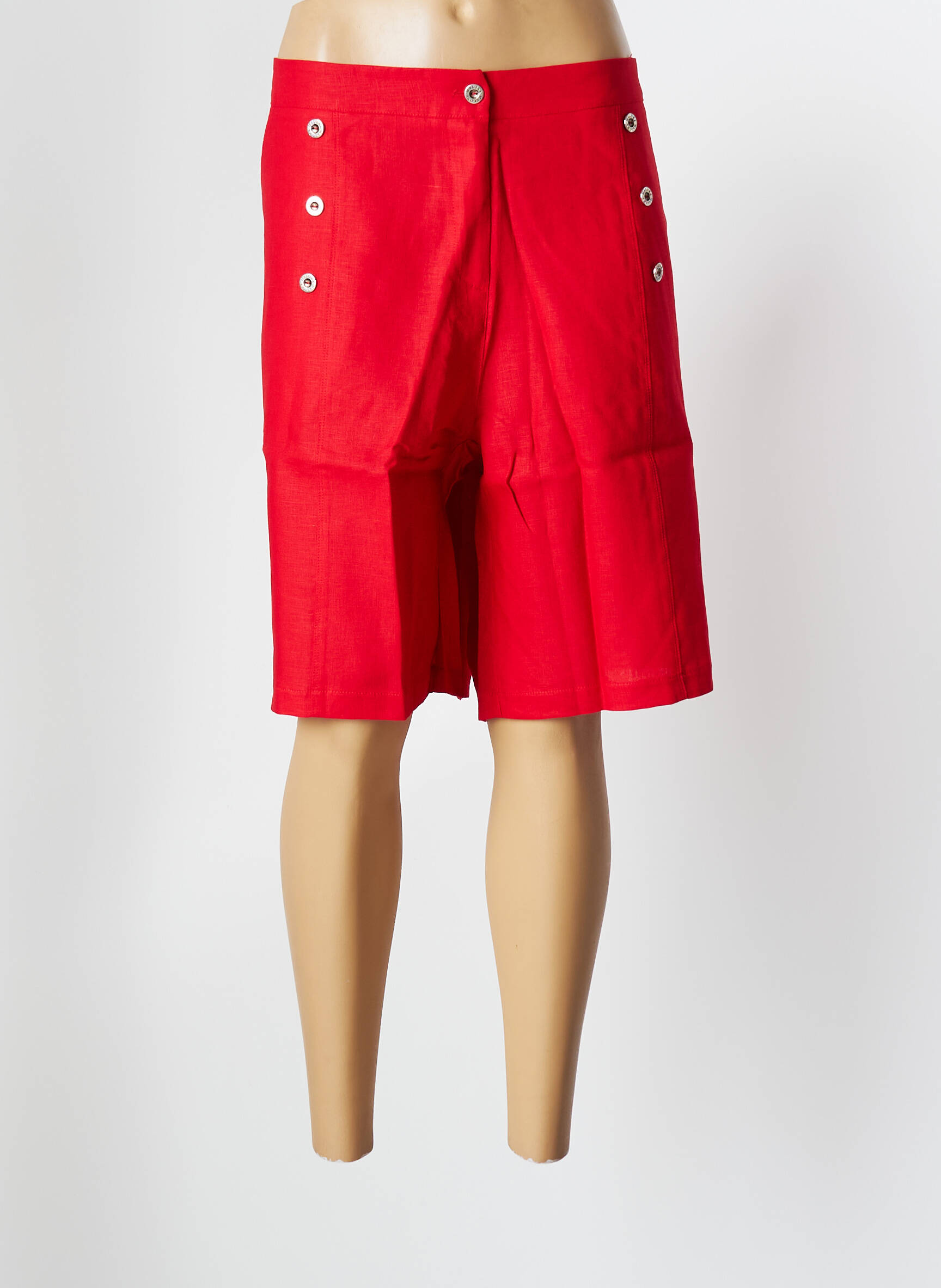 Maloka Bermudas Femme couleur rouge