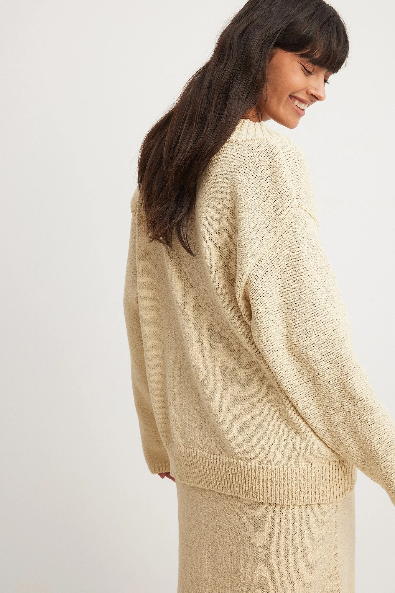 Strickpullover mit V-Ausschnitt