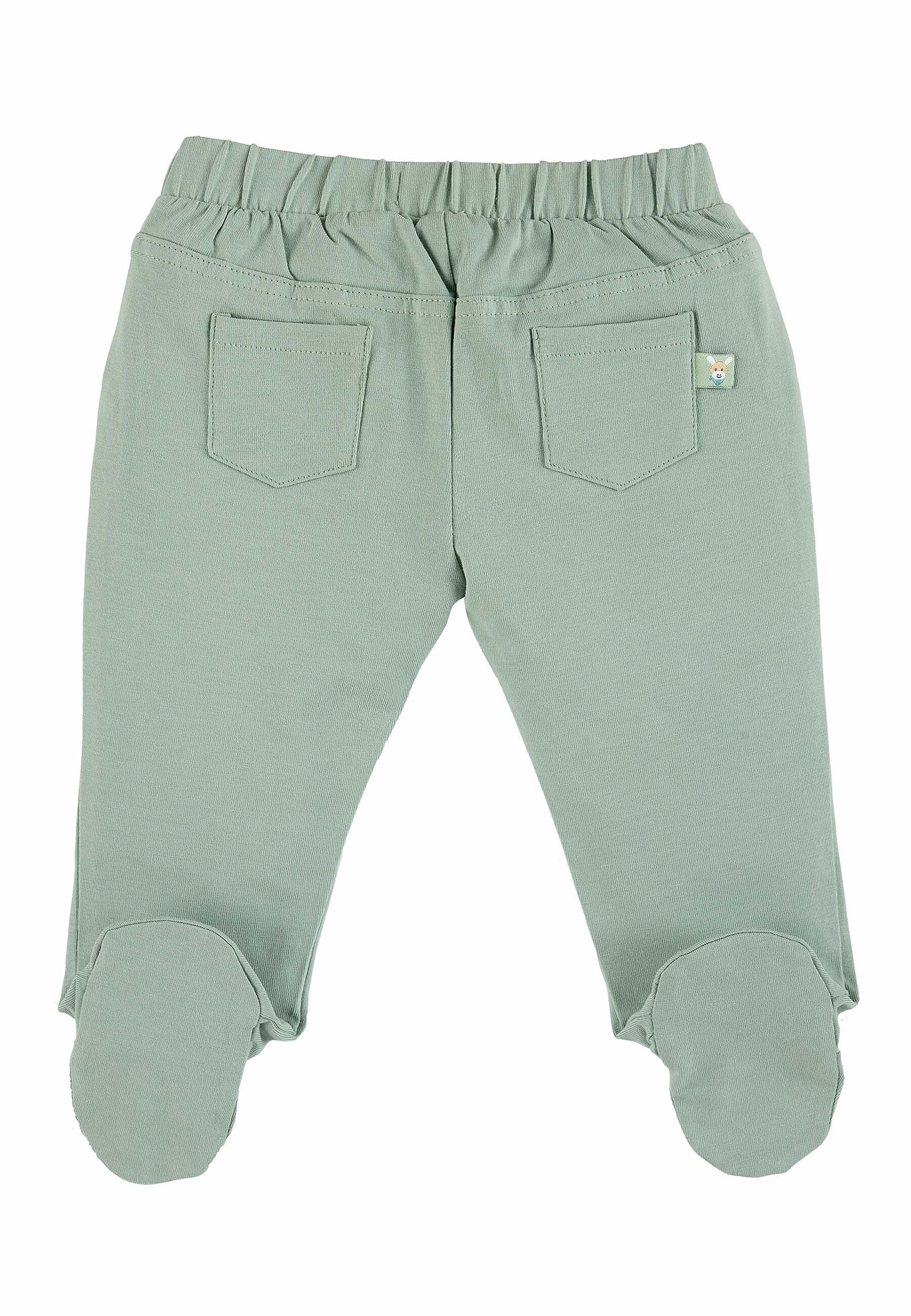 GOTS Set Langarm-Shirt u. Hose Esel Emmi, Jersey