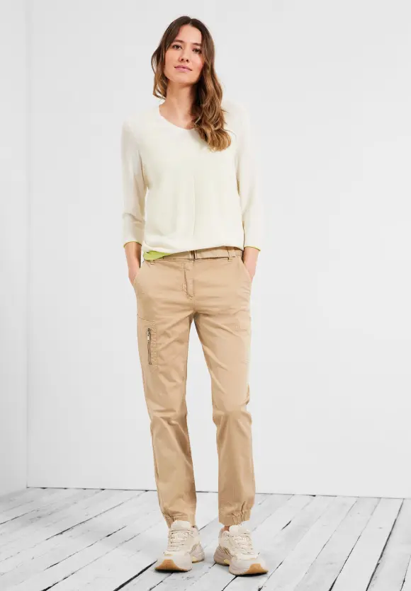 CECIL Loose Fit Hose mit Stretch
