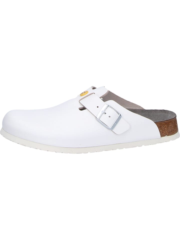 Birkenstock Pantoletten Boston ESD in weiß günstig kaufen