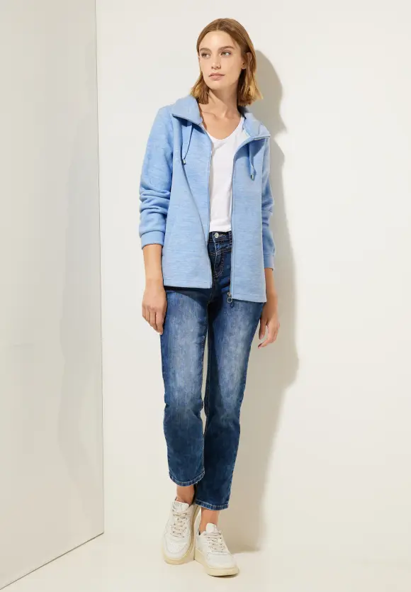 Street One Sweatjacke in Melangeoptik