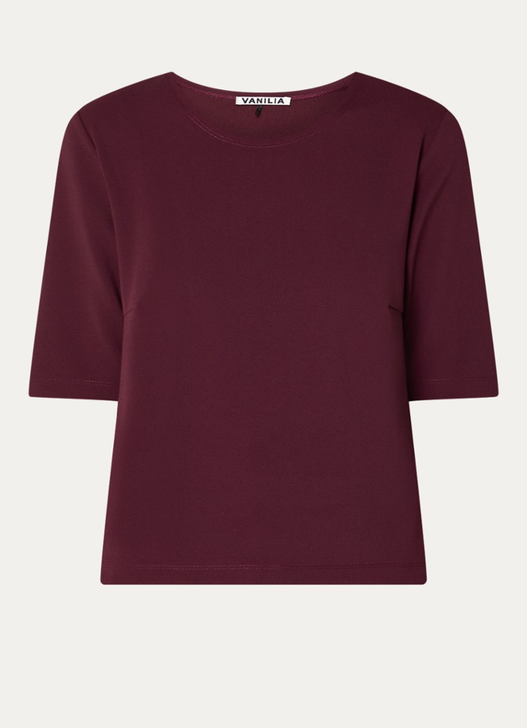 Vanilia textured T-shirt
