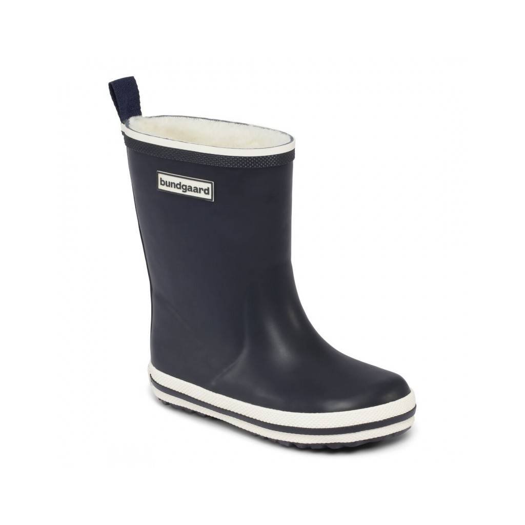 Bundgaard Classic Navy dunkelblaue gefütterten Gummistiefel