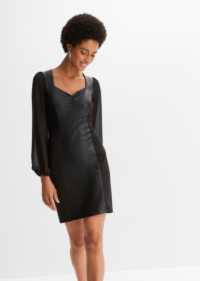 Kleid mit Mesh