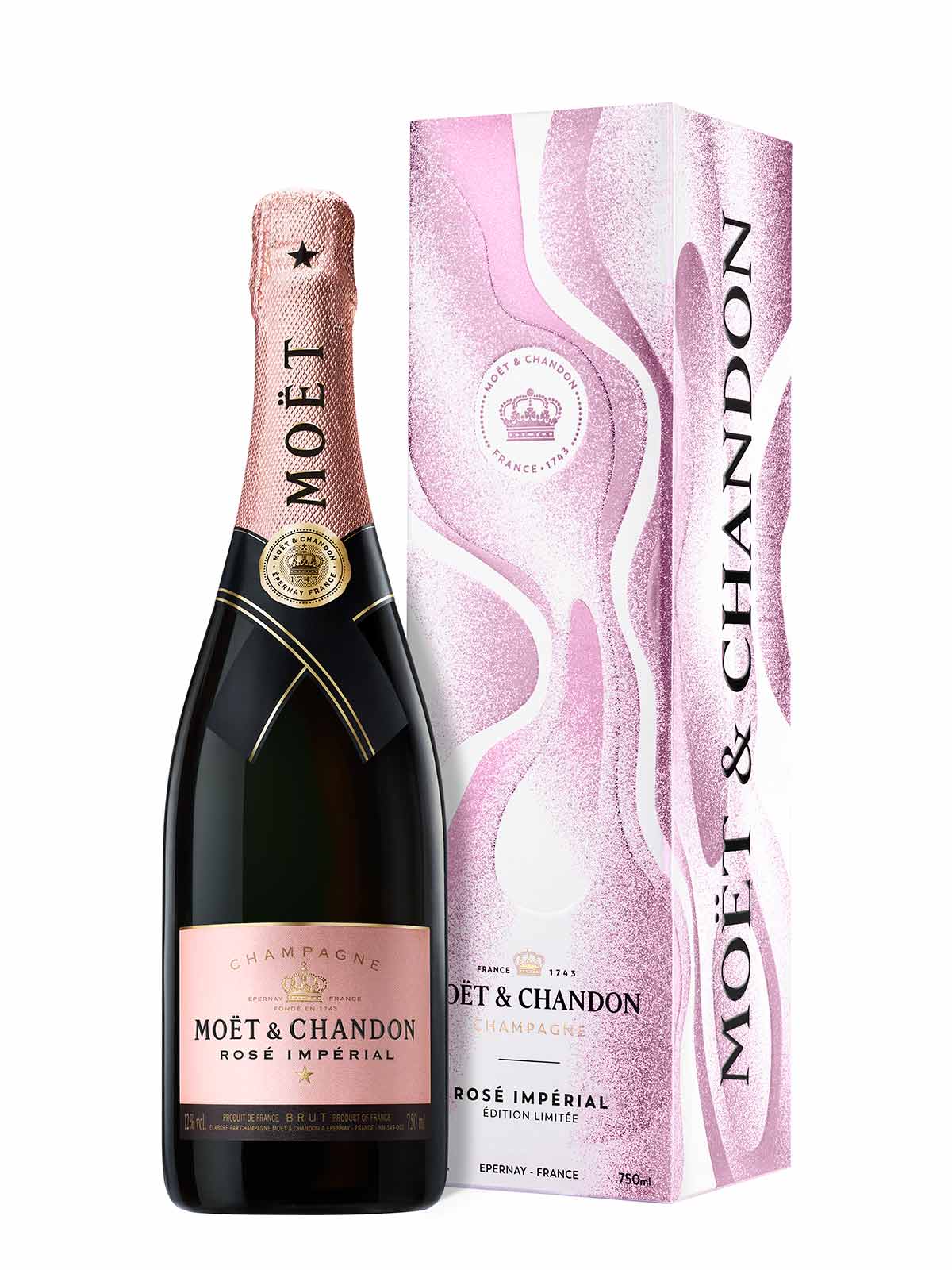 Moët & Chandon Rose Imperial Celebration Edition in der Geschenkbox