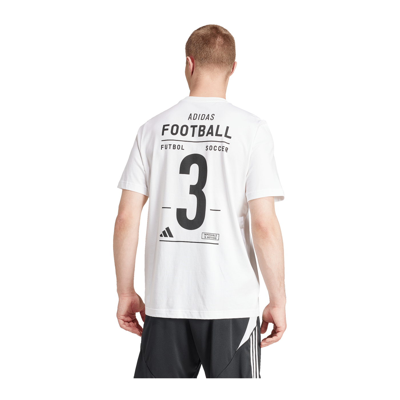 adidas Football Category Logo T-Shirt Weiss