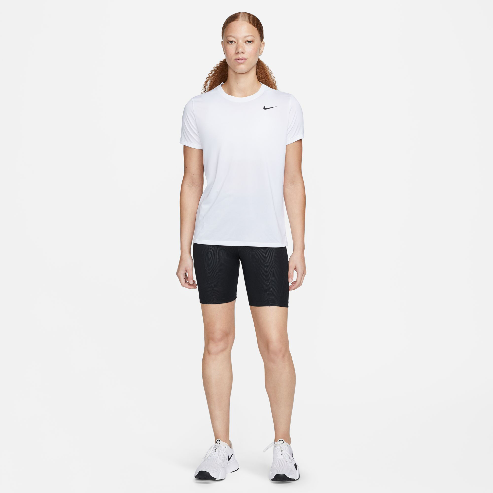 Dri-Fit Regular T-Shirt Damen - Weiß