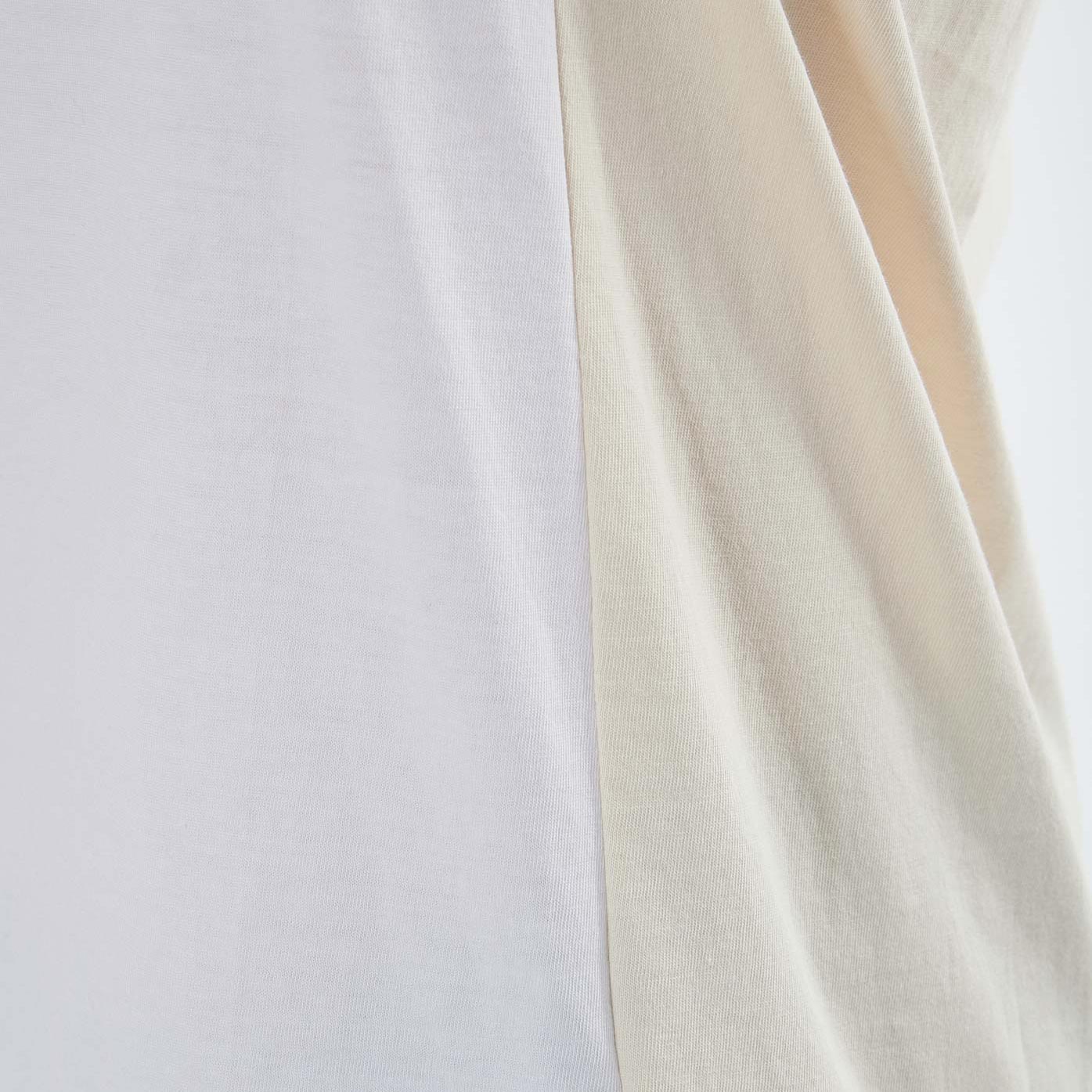 TEBA   T-shirt ecru homme 100% coton