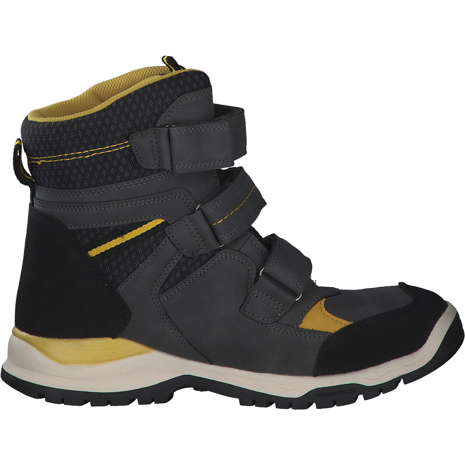Tom Tailor 4272004 , Winterstiefel, Herren, coal-black-yellow