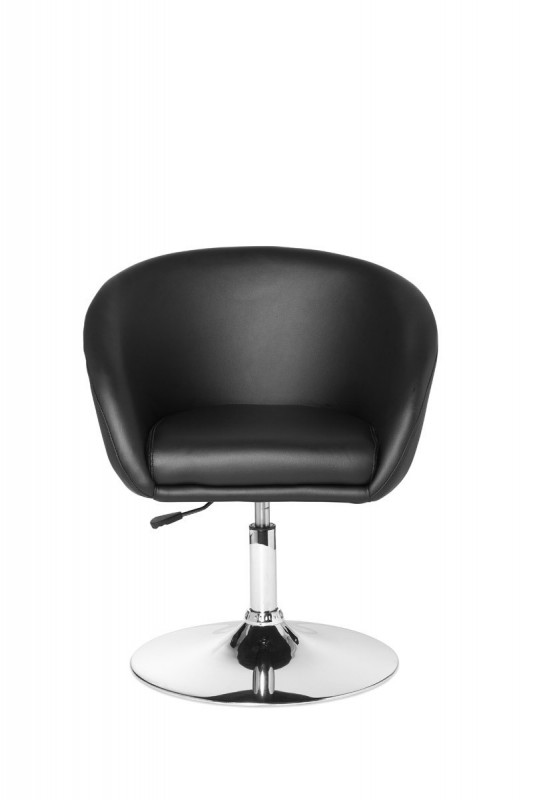 Amstyle Lift Design Drehsessel Sessel Leder Optik Schwarz