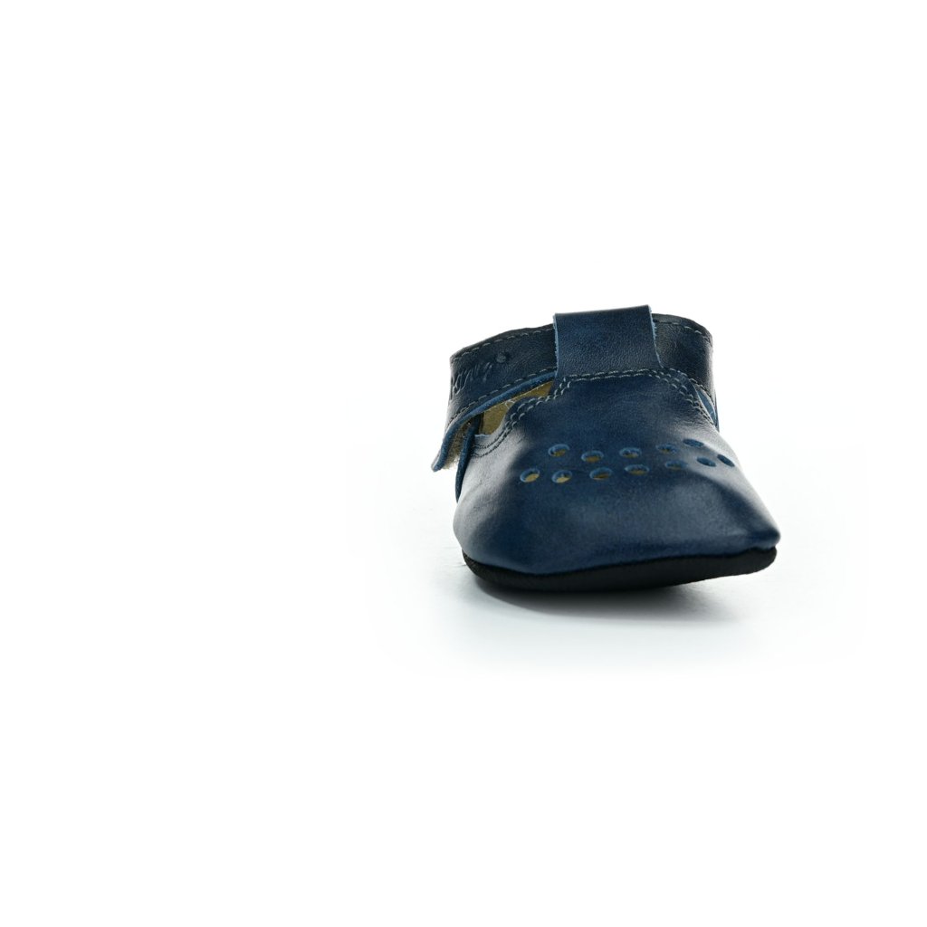 OmaKing Slippers Mutsu Blue Barfußkrabbelschuhe