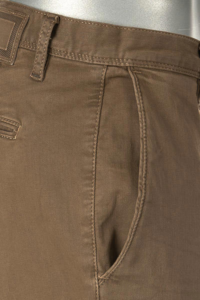 Alberto, Hose Rob, Slim Fit, Baumwolle T400®, braun
