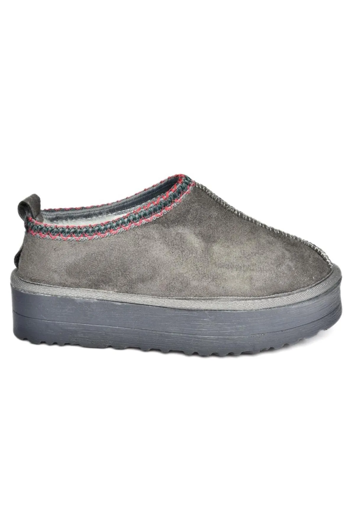 Fox Shoes  Pantolette - Grau - Flacher Absatz