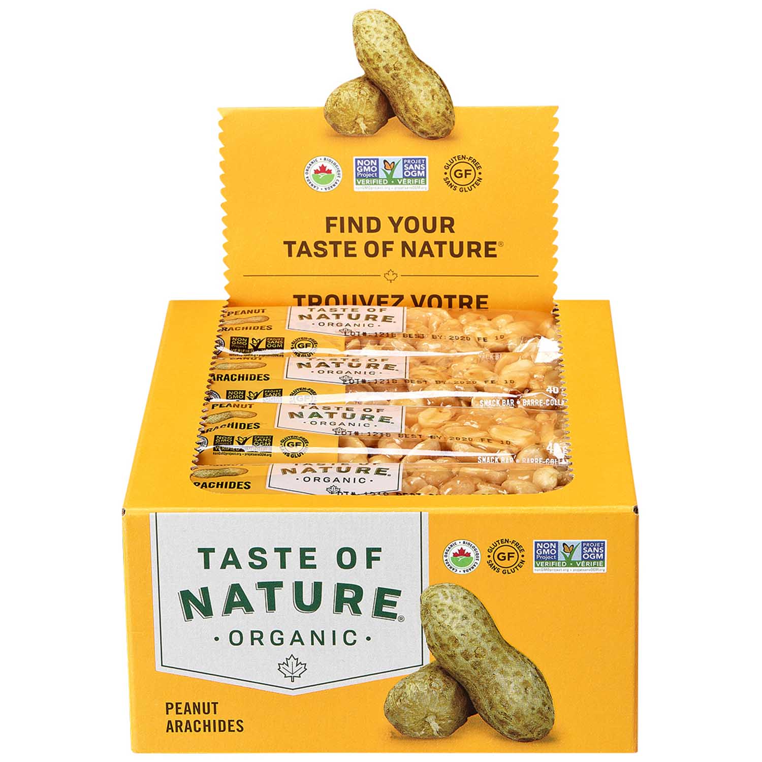 Taste of Nature Organic Peanut Bio 40g