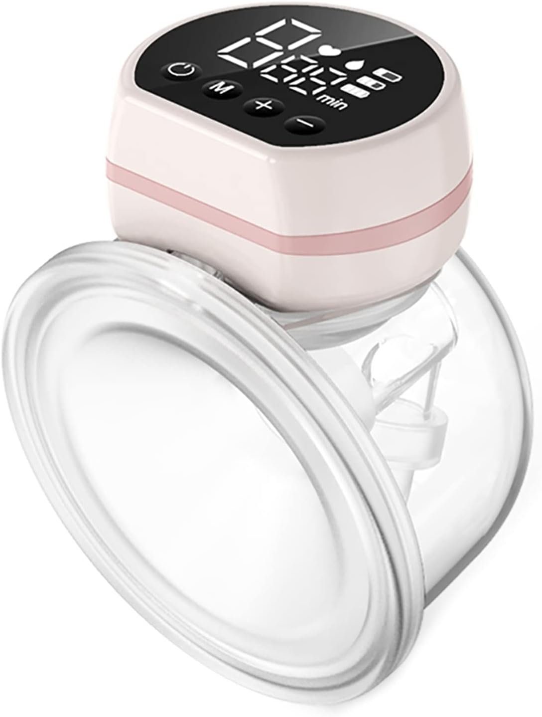 JOEAIS Elektrische Milchpumpe Elektrisch Abpumpen Muttermilch Elektrisch Breast Pump Electric, Handsfree Tragbar LCD-Display, 2 Modi und 9 Stufen Geräuscharm und Schmerzfrei