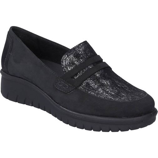 WESTLAND Slipper Calais 87, schwarz-silber