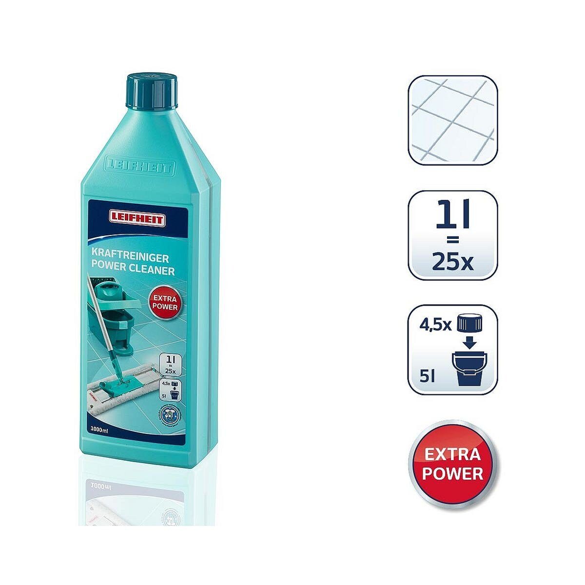 Leifheit Kraftreiniger Fussbodenreiniger (Konzentrat, 1 Liter)