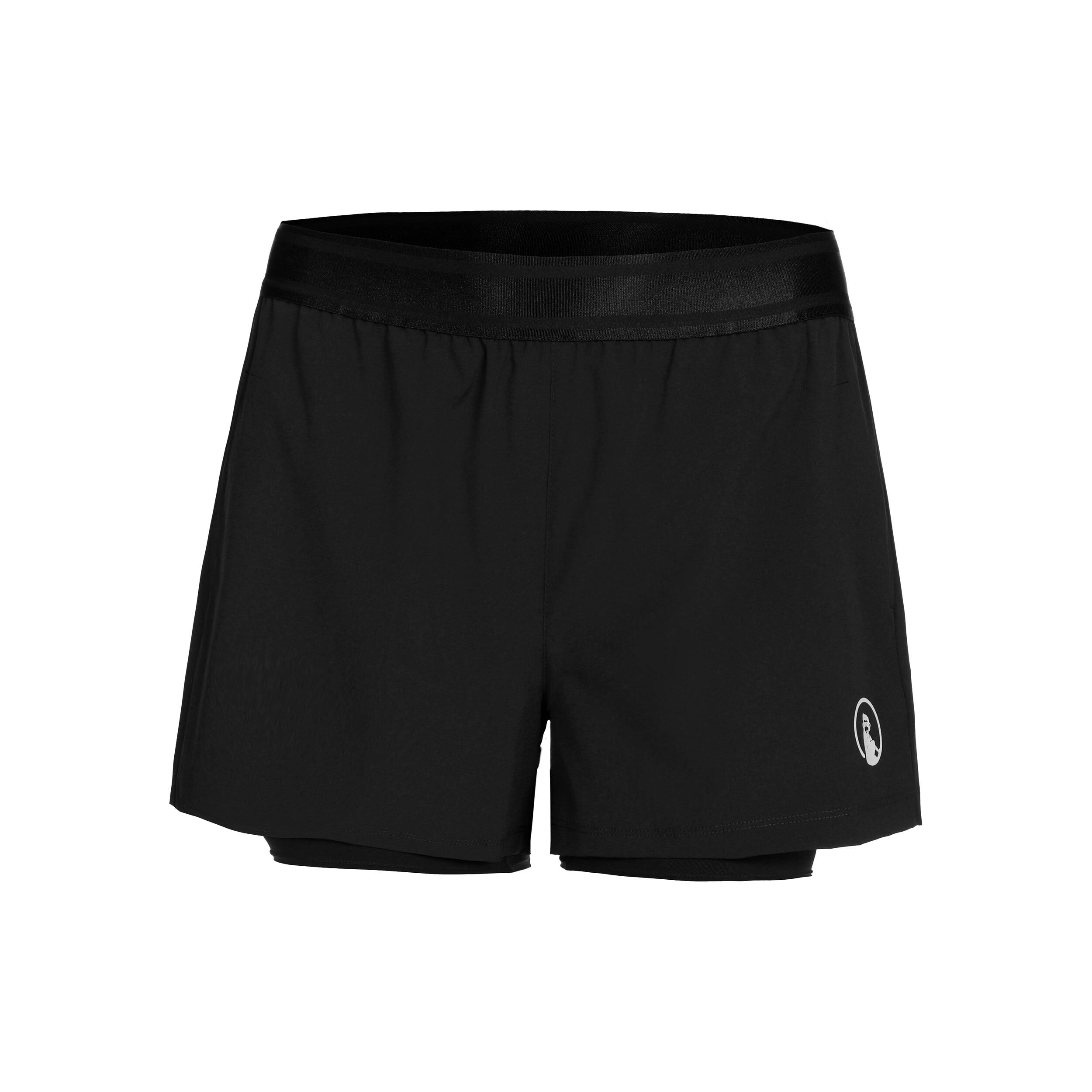 Point 2in1 Shorts Damen - Schwarz