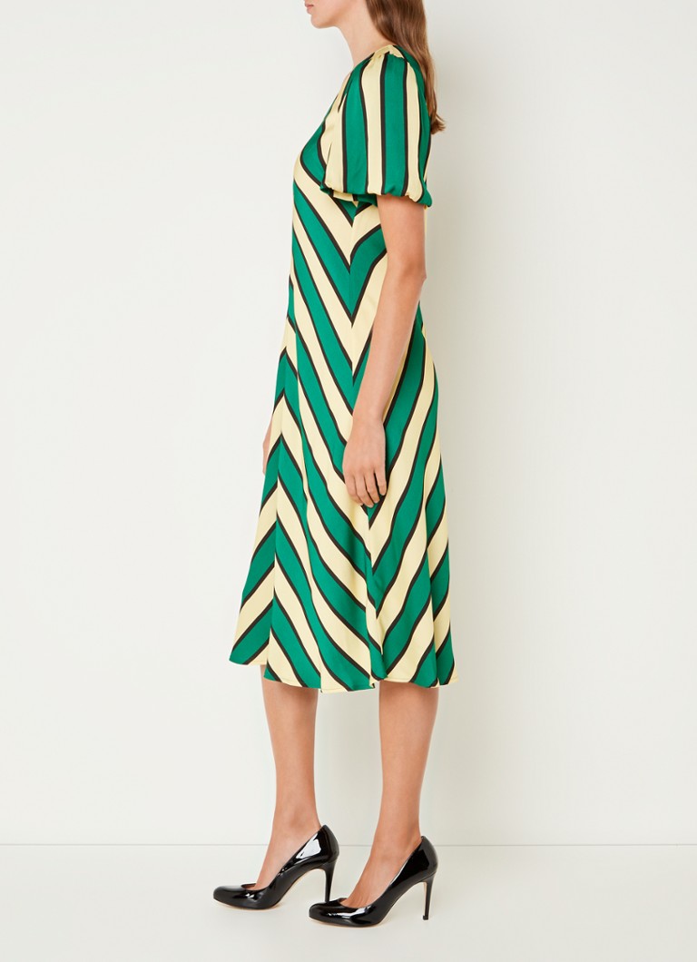 Vestido midi a rayas Meerim de LKBennett