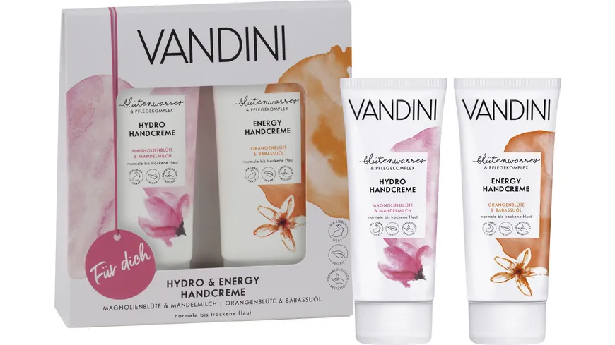 VANDINI Geschenkset Handcreme Hydro + Energy