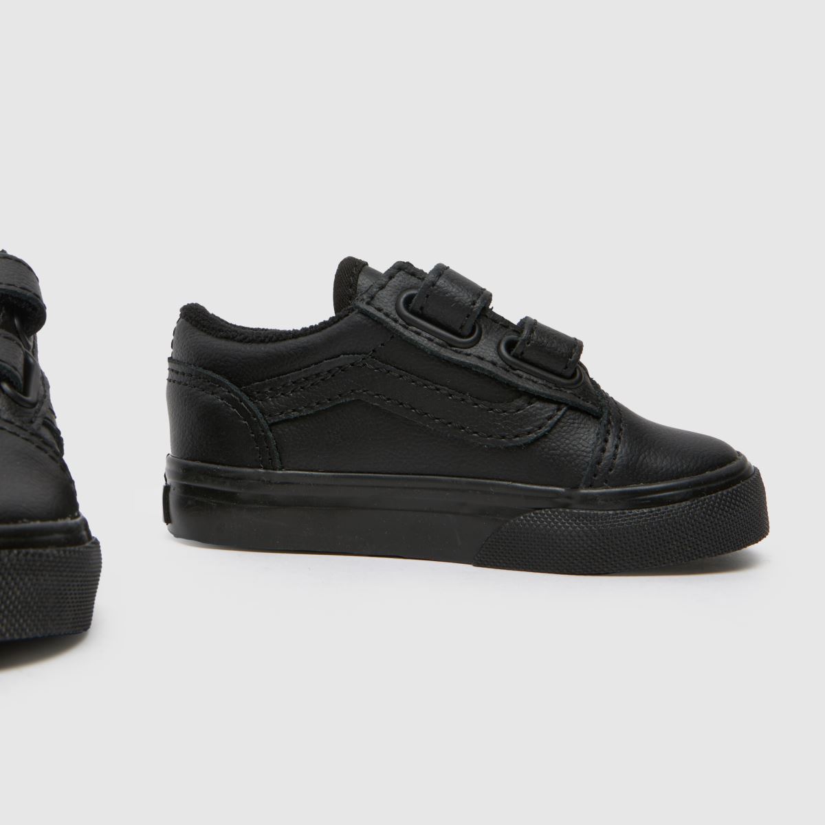 Vans svarta Old Skool v småbarnsskor