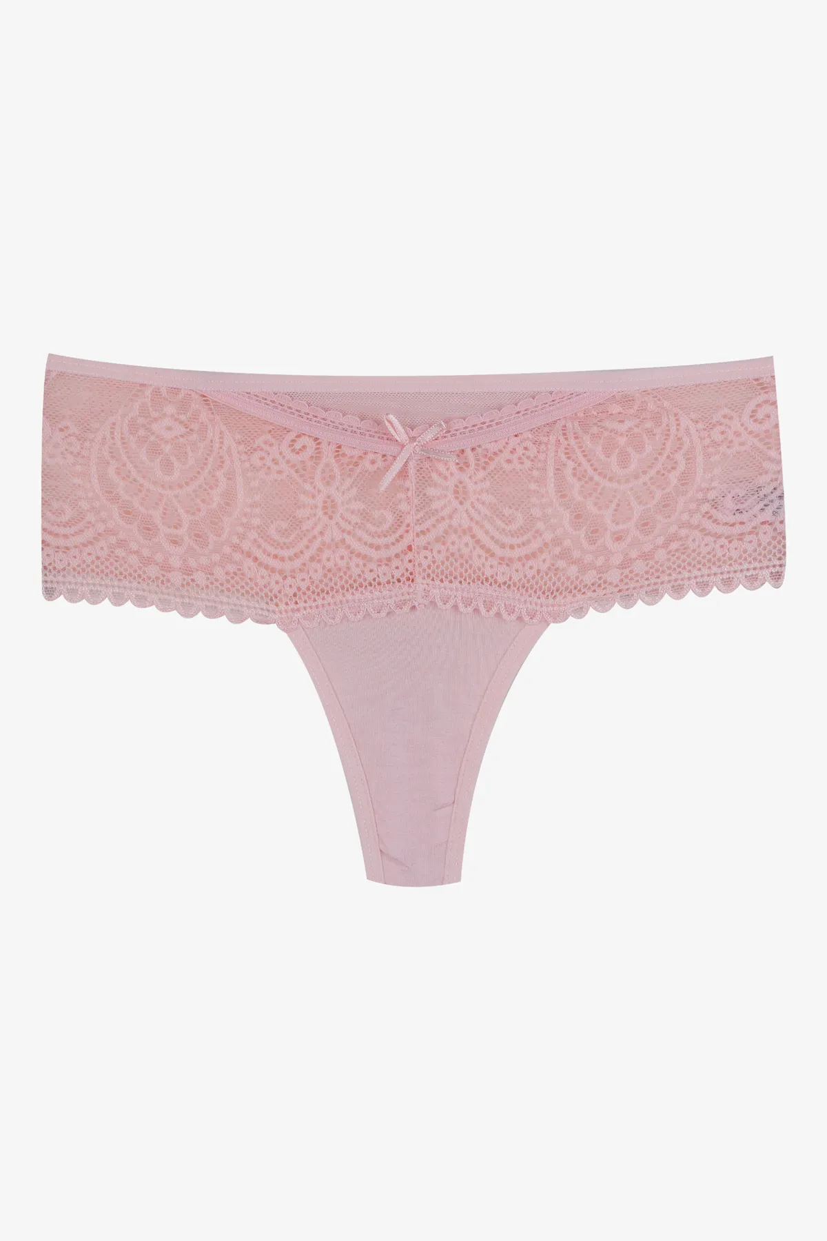 koza iç giyim  3-teiliger Tanga mit Spitzendetail für Damen