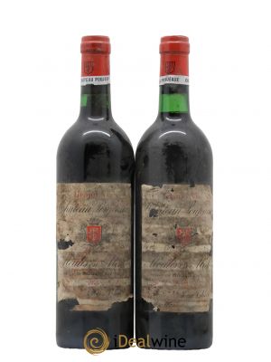 Château Poujeaux  1975 - Lot de 2 Bouteilles