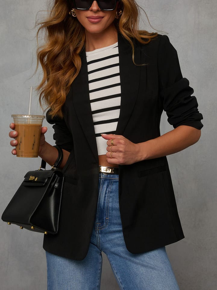 Milan Kiss Blazer in Schwarz günstig kaufen