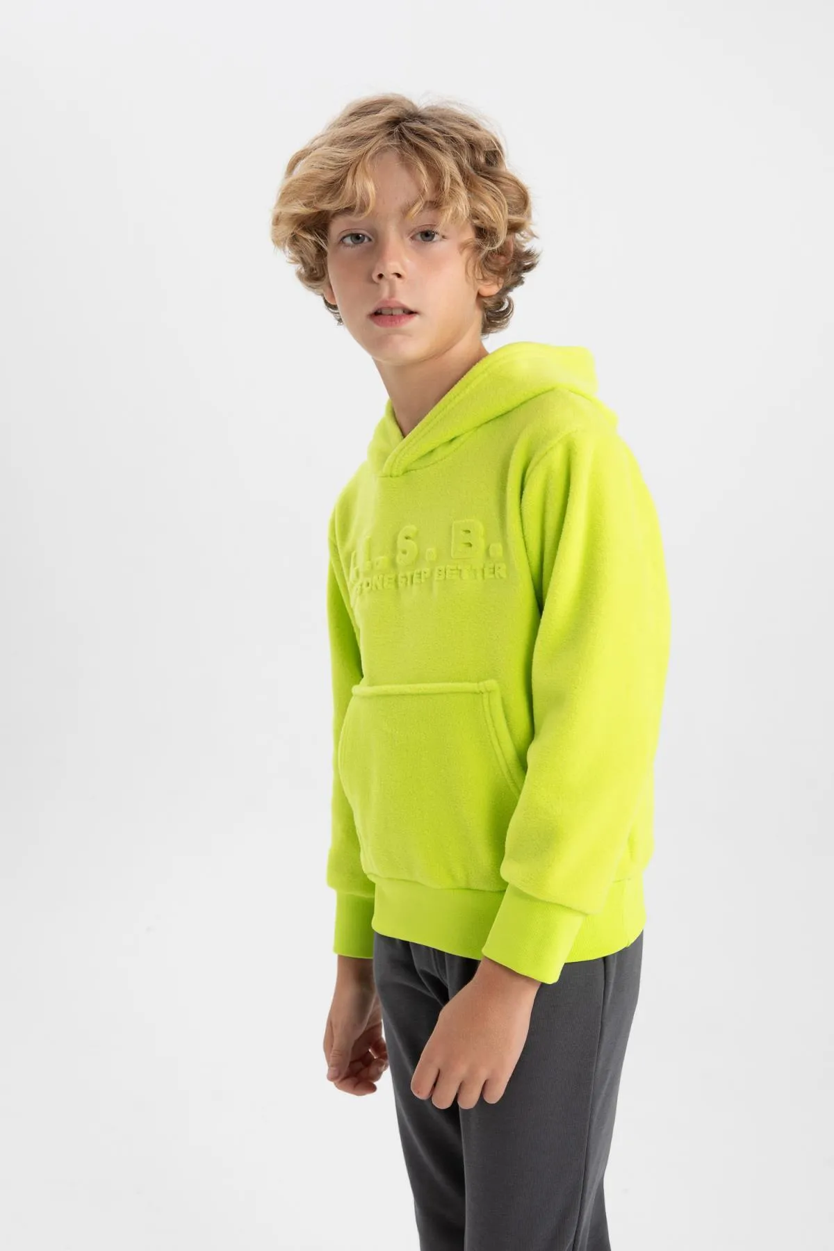 DeFacto  Fleece-Sweatshirt mit Kapuze für Jungen
