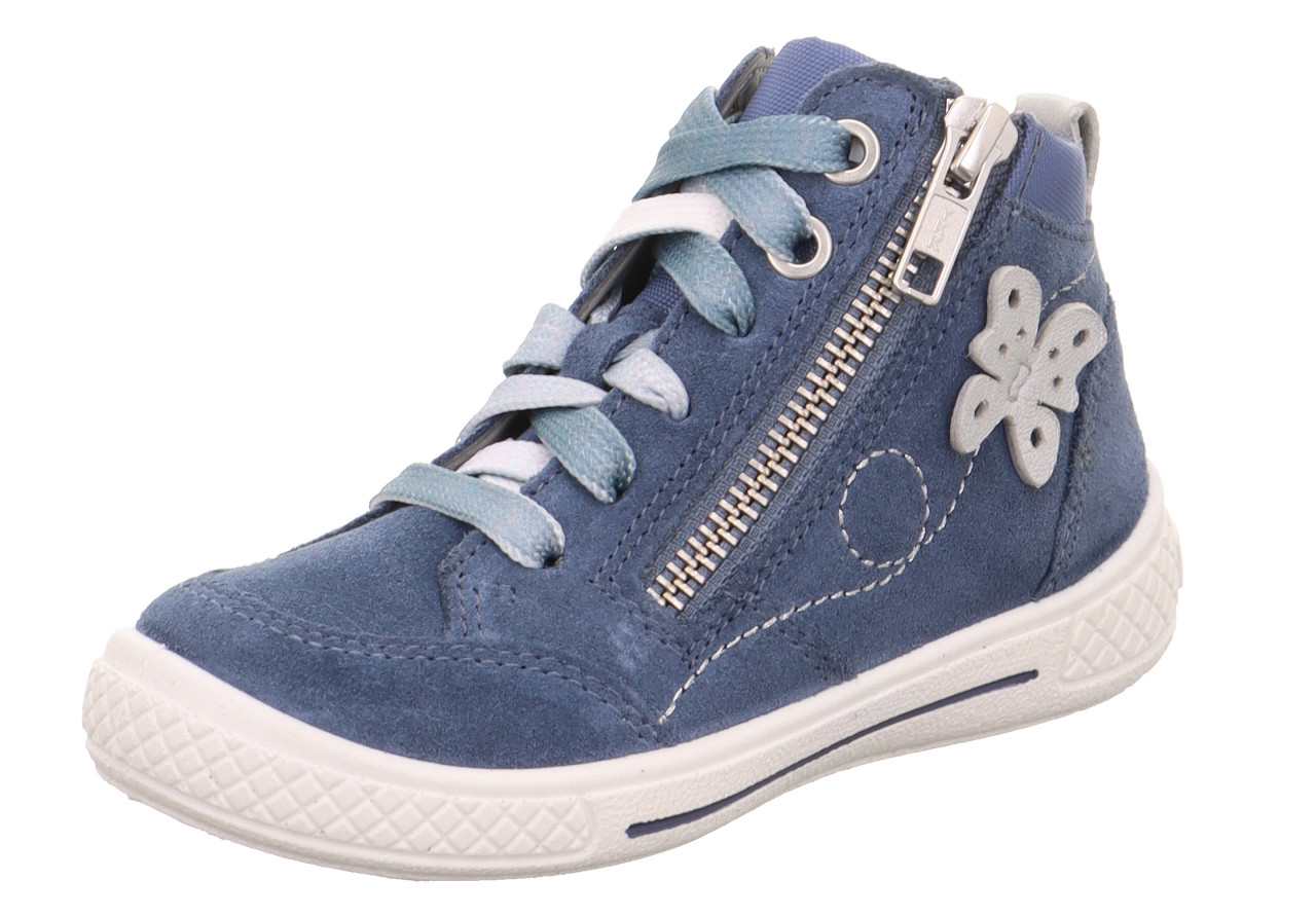 TENSY - Blau Sneaker high mit Reißverschluss
