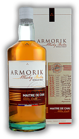 Armorik Maître de Chai Edition 2023 50% Armorik Maître de Chai Edition 2023 50% Eine Neuauflage - 10 ganz unterschiedliche Fässer aus den Lagerhäusern der Brennerei wurden selektiert und vermählt. Jahrgang 2023 - 0,7	 Liter - Vol 50%