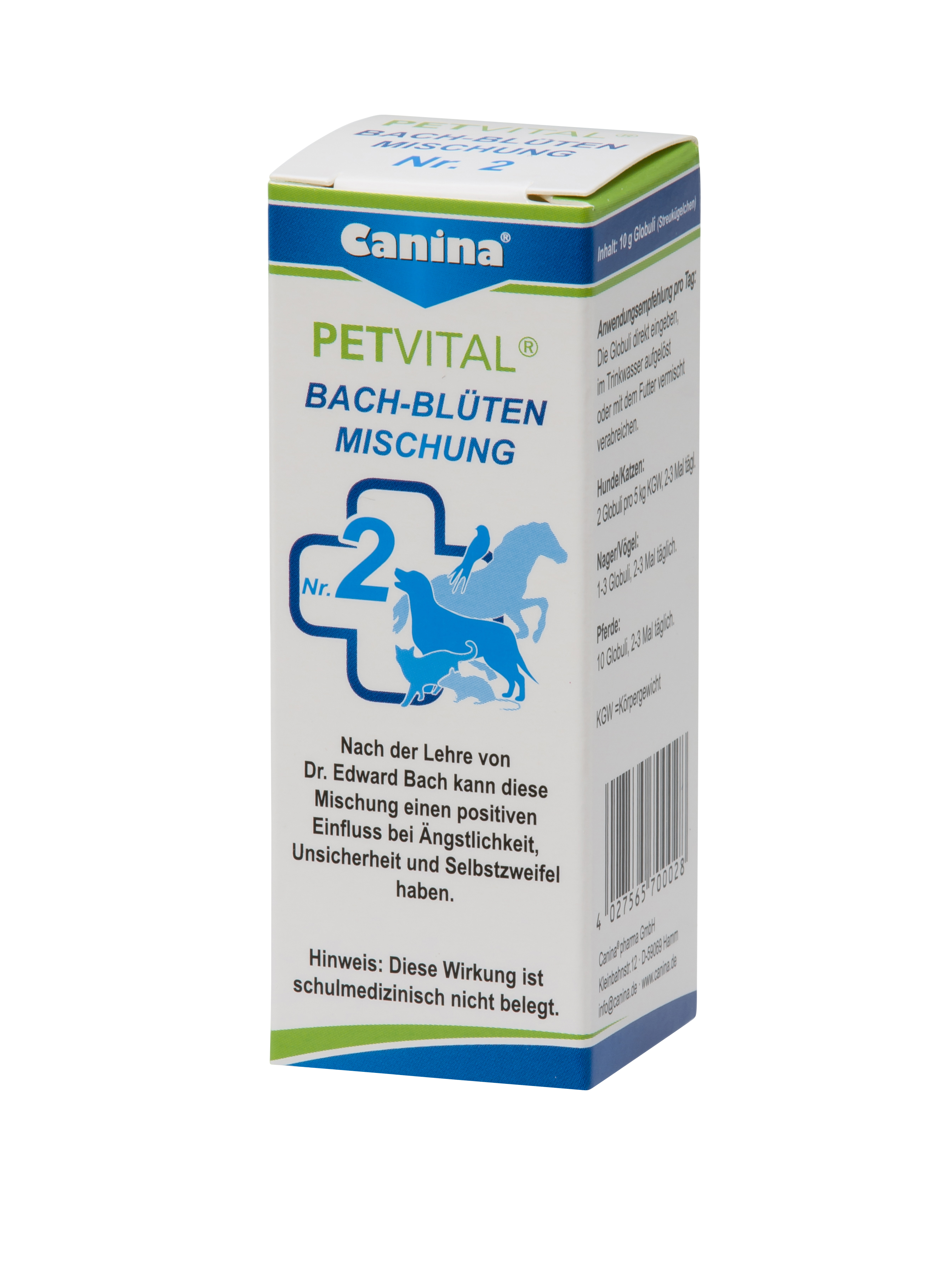 Canina Ergänzungsfutter & Aufzucht Canina Petvital Bach-Blüten - Nr. 2 Angst 10g